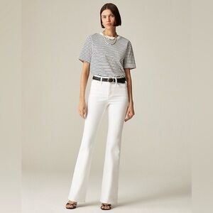 J.Crew White Denim Tall Bootcut Jeans 27 T